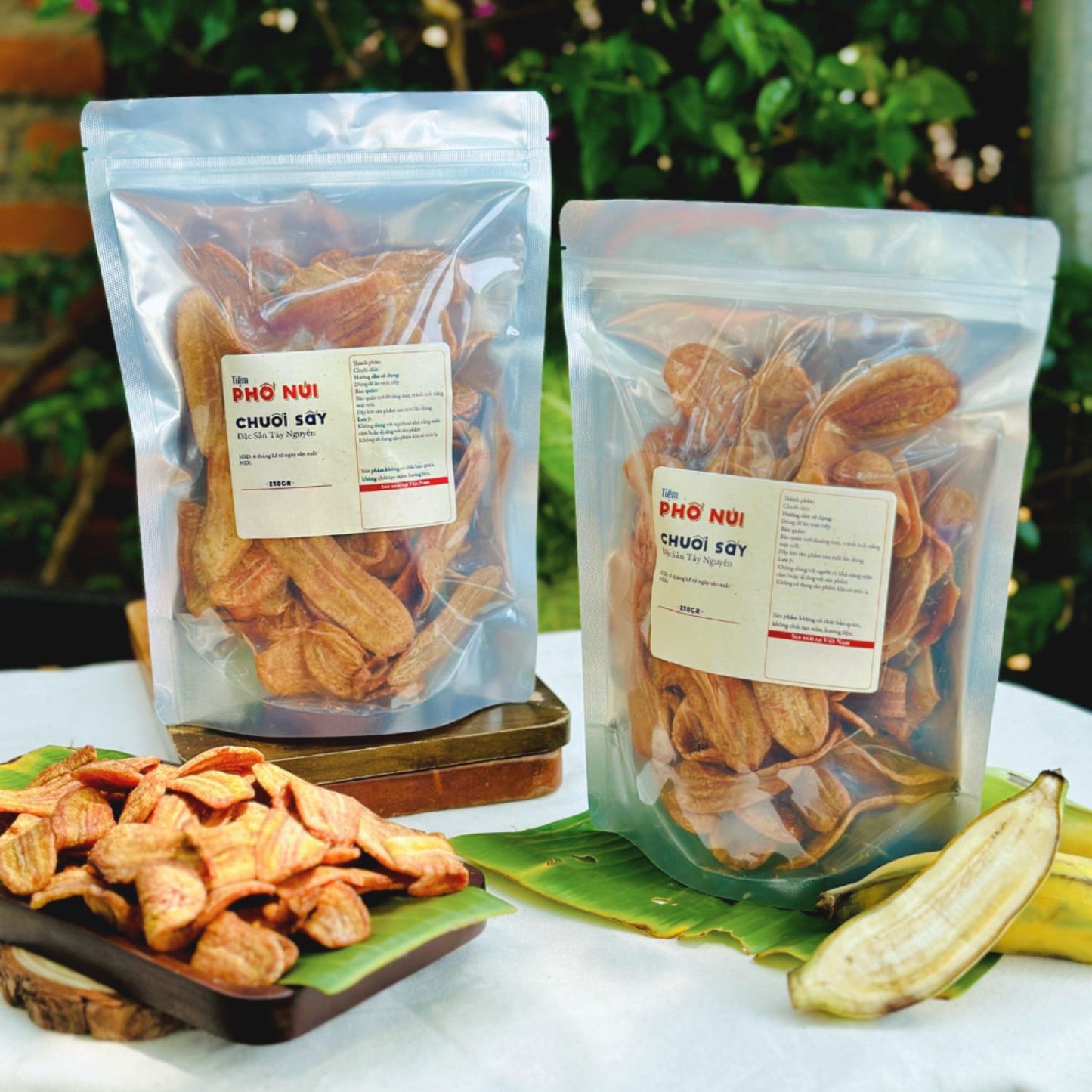 Chuối Sấy Giòn - 1Kg (4 túi 250gram)