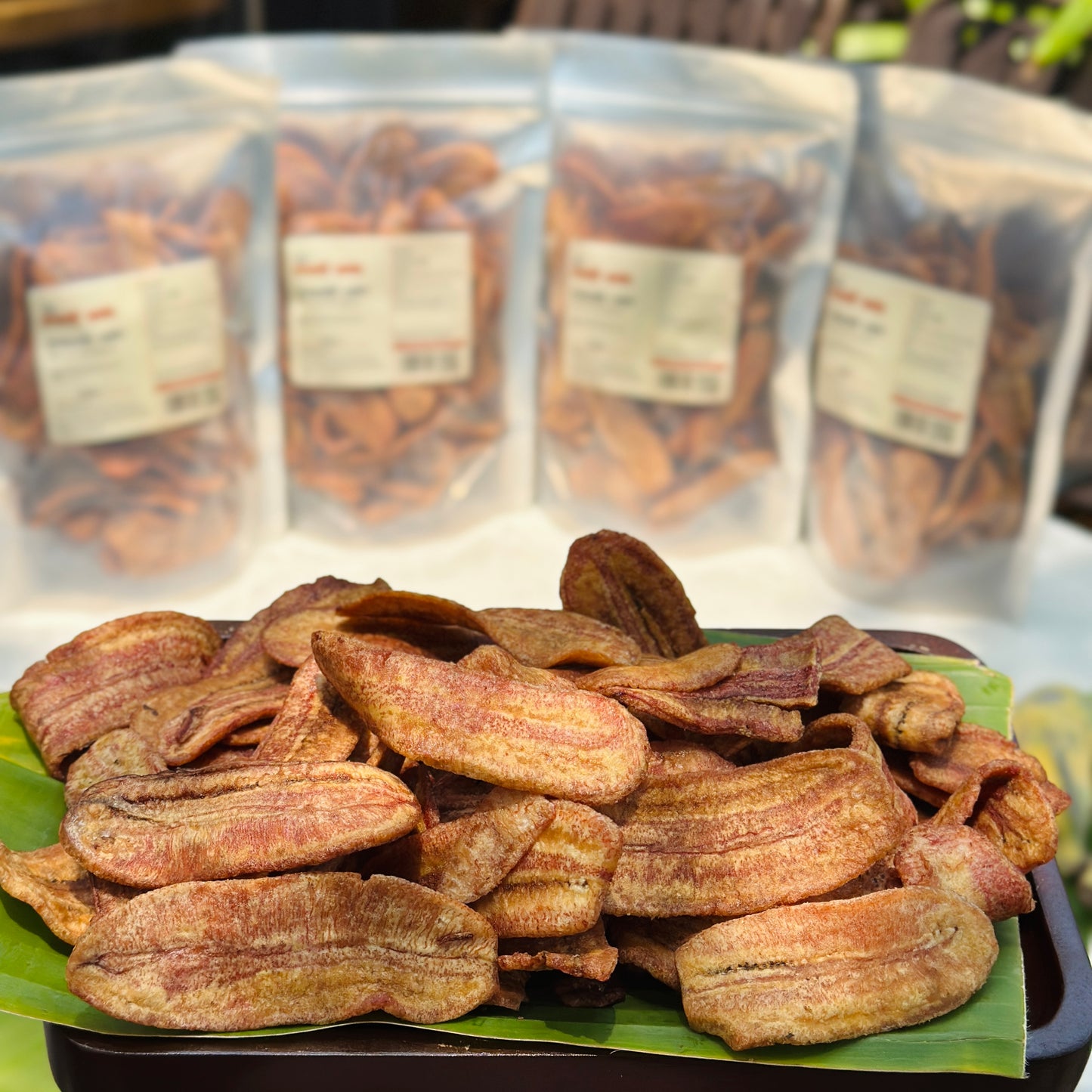 Chuối Sấy Giòn - 1Kg (4 túi 250gram)