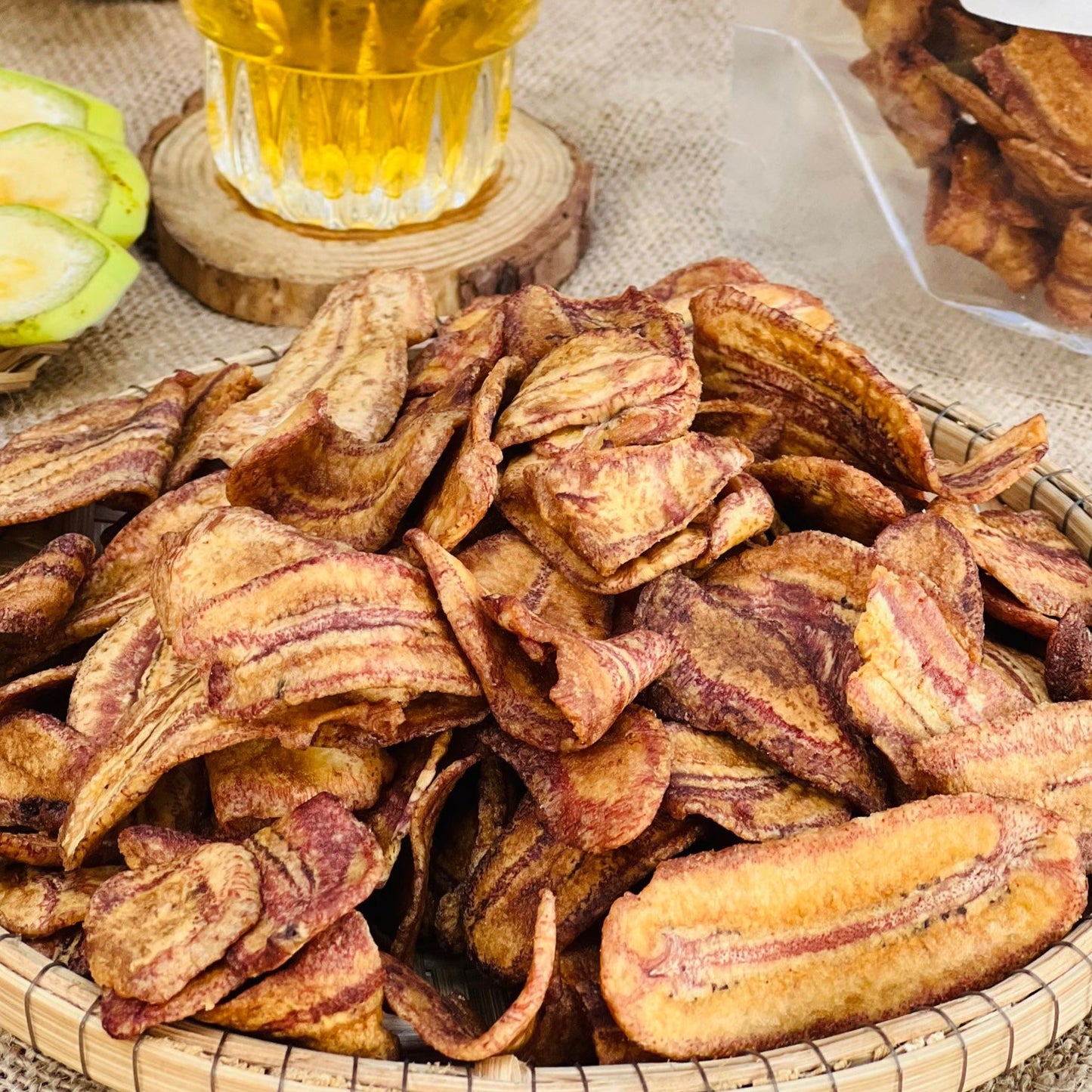 Chuối Sấy Giòn - 1Kg (4 túi 250gram)