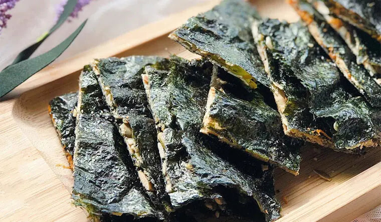 Rong biển kẹp gạo lứt