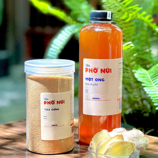 Trà Gừng + Mật Ong Hoa Cà Phê